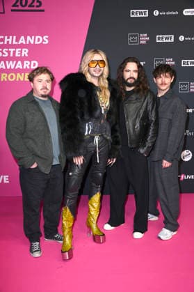Tokio Hotel bei der 26. Verleihung der 1Live Krone 2025 im Lokschuppen. Bielefeld, 04.12.2025