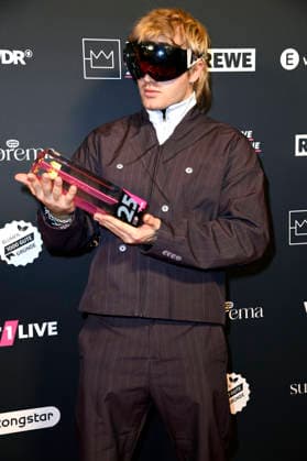 Ski Aggu bei der 26. Verleihung der 1Live Krone 2025 im Lokschuppen. Bielefeld, 04.12.2025
