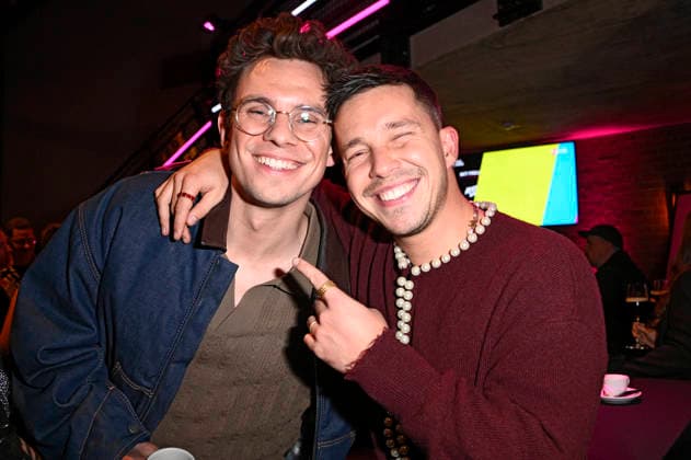 Kamrad und Nico Santos bei der 26. Verleihung der 1Live Krone 2025 im Lokschuppen. Bielefeld, 04.12.2025