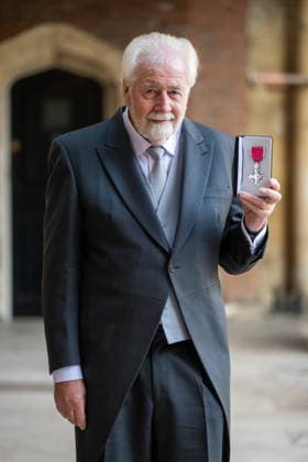 Investitures Kenneth Griffiths OBE Volunteer. For services to the community in Haslemere, Surrey. St James Palace, London 5th December 2025, Credit:Tony Kershaw SWNS Avalon  Copyright: xTonyxKershawx xSWNSx xAvalonx 1056706302