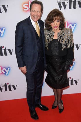WFTV Awards UK 2025 Arrivals at London Hilton On Park Lane, London Joan Collins and husband Percy Gibson attends WFTV Awards UK 2025 at London Hilton On Park Lane, London, England, UK on Friday 5 December, 2025., Credit:Justin Ng Avalon UK, England, London, London Hilton On Park Lane  Copyright: xJustinxNgx xAvalonx 1056711881