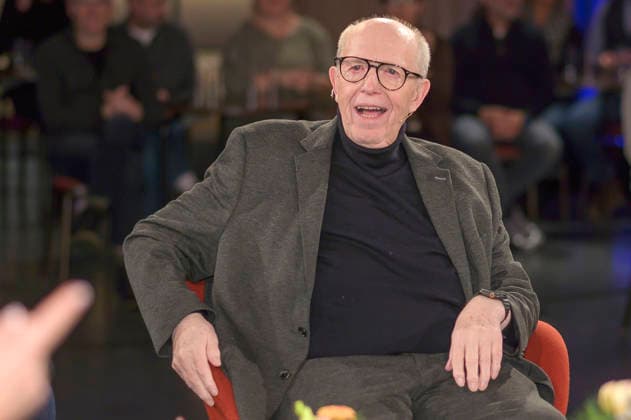 Reiner Calmund bei der Aufzeichnung der WDR-Talkshow Kölner Treff im WDR Studio BS 3. Köln, 04.12.2025