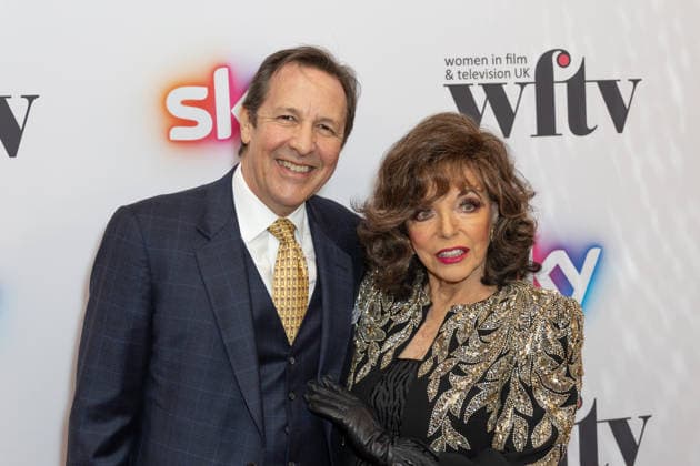 The Women in Film and Television Awards 2025 Joan Collins attends The Women in Film and Television Awards 2025, in partnership with Sky Featuring: Percy Gibson, Joan Collins Where: London, United Kingdom When: 05 Dec 2025 Credit: Phil Lewis WENN London United Kingdom Copyright: xPhilxLewis WENNx wenn40825364 PLAAx wenn40825364