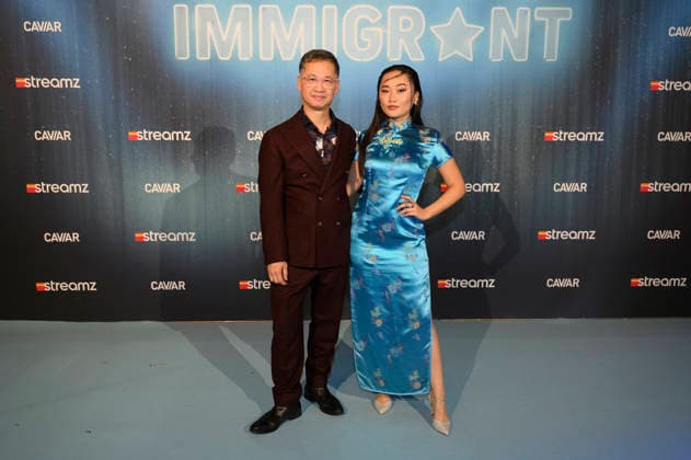RECORD DATE NOT STATED The Best Immigrant - Premiere Vilvoorde , 04 12 2025 : Premiere of the brand new Streamz Original series The Best Immigrant . Pix : Aaron Wan , Evelyne Chen . Credit : Peter De Smedt CC . Vilvoorde Belgium  Copyright: xContentxCurationx PeterxDexSmedtx xCCx