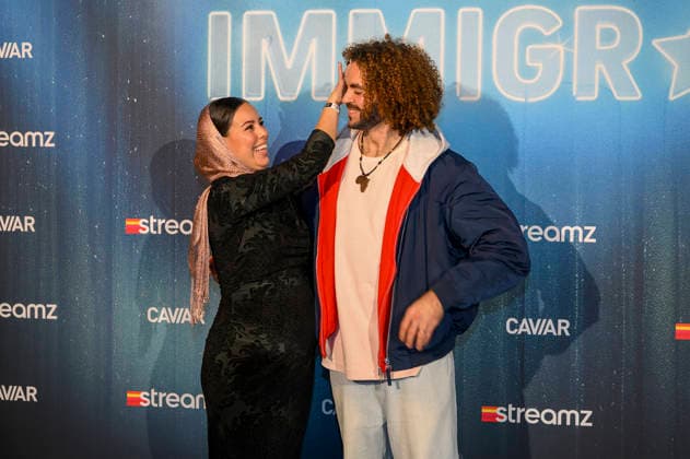 RECORD DATE NOT STATED The Best Immigrant - Premiere Vilvoorde , 04 12 2025 : Premiere of the brand new Streamz Original series The Best Immigrant . Pix : Loubna Khalkhali , Adil El Arbi . Credit : Peter De Smedt CC . Vilvoorde Belgium  Copyright: xContentxCurationx PeterxDexSmedtx xCCx