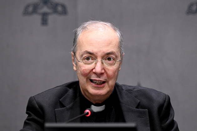 Press conference for the Concert with the Poor Press conference for the Concert with the Poor. Pictured is Don Marco Frisina. Vatican City, Dec 5th, 2025, Credit:Maria Laura Antonelli AGF Avalon Vatican, Vatican City  Copyright: xMariaxLauraxAntonelli AGFx xAvalonx 1056728927