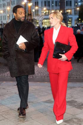 Members Of The Royal Family Attend The Together At Christmas Carol Service LONDON, ENGLAND - DECEMBER 05: Chiwetel Ejiofor and Kate Winslet attend the Together At Christmas Carol Service at Westminster Abbey on December 05, 2025 in London, England. Led by The Princess and supported by The Royal Foundation, the annual event offered a chance to pause and reflect on the values of love, compassion, and the connections we share. The service also highlighted remarkable individuals from across the UK who have demonstrated extraordinary kindness, empathy, and support within their communities., Credit:Chris Jackson Avalon United Kingdom, England, London, Westminster Abbey Copyright: xChrisxJacksonx xAvalonx 1056771790