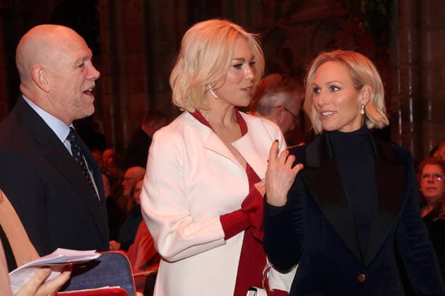 Members Of The Royal Family Attend The Together At Christmas Carol Service LONDON, ENGLAND - DECEMBER 05: Mike Tindall, Hannah Waddingham and Zara Tindall attend the Together At Christmas Carol Service at Westminster Abbey on December 05, 2025 in London, England. Led by The Princess and supported by The Royal Foundation, the annual event offered a chance to pause and reflect on the values of love, compassion, and the connections we share. The service also highlighted remarkable individuals from across the UK who have demonstrated extraordinary kindness, empathy, and support within their communities., Credit:Chris Jackson Avalon United Kingdom, England, London, Westminster Abbey Copyright: xChrisxJacksonx xAvalonx 1056773581