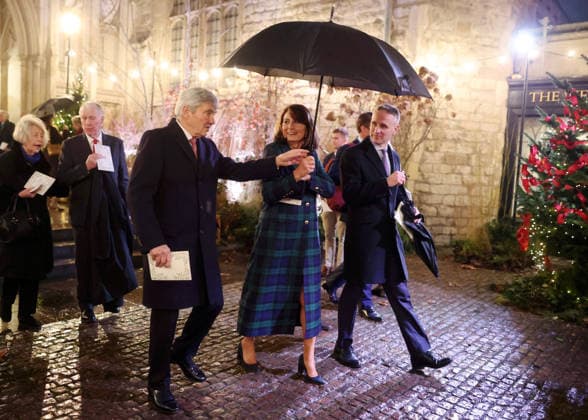 The ˜Together At Christmas™ Carol Service The Prince and Princess of Wales and other Members of the Royal Family attend the fifth ˜Together At Christmas™ Carol Service at Westminster Abbey, London, UK, on the 5th December 2025. Picture by Chris Jackson WPA-Pool London Westminster Abbey London United Kingdom  WHA-0806