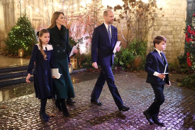 Members Of The Royal Family Attend The Together At Christmas Carol Service LONDON, ENGLAND - DECEMBER 05: Princess Charlotte of Wales, Catherine, Princess of Wales, Prince George of Wales, Prince William, Prince of Wales and Prince Louis of Wales depart from the Together At Christmas Carol Service at Westminster Abbey on December 05, 2025 in London, England. Led by The Princess and supported by The Royal Foundation, the annual event offered a chance to pause and reflect on the values of love, compassion, and the connections we share. The service also highlighted remarkable individuals from across the UK who have demonstrated extraordinary kindness, empathy, and support within their communities., Credit:Chris Jackson Avalon United Kin Copyright: xChrisxJacksonx xAvalonx 1056827987