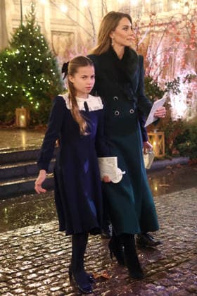 Members Of The Royal Family Attend The Together At Christmas Carol Service LONDON, ENGLAND - DECEMBER 05: Princess Charlotte of Wales and Catherine, Princess of Wales depart from the Together At Christmas Carol Service at Westminster Abbey on December 05, 2025 in London, England. Led by The Princess and supported by The Royal Foundation, the annual event offered a chance to pause and reflect on the values of love, compassion, and the connections we share. The service also highlighted remarkable individuals from across the UK who have demonstrated extraordinary kindness, empathy, and support within their communities., Credit:Chris Jackson Avalon United Kingdom, England, London, Westminster Abbey Copyright: xChrisxJacksonx xAvalonx 1056828420