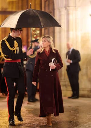 Members Of The Royal Family Attend The Together At Christmas Carol Service LONDON, ENGLAND - DECEMBER 05: Sophie, Duchess of Edinburgh departs from the Together At Christmas Carol Service at Westminster Abbey on December 05, 2025 in London, England. Led by The Princess and supported by The Royal Foundation, the annual event offered a chance to pause and reflect on the values of love, compassion, and the connections we share. The service also highlighted remarkable individuals from across the UK who have demonstrated extraordinary kindness, empathy, and support within their communities., Credit:Chris Jackson Avalon United Kingdom, England, London, Westminster Abbey Copyright: xChrisxJacksonx xAvalonx 1056828430