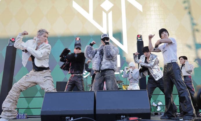 iHeartRadio 102.7 KIIS FM s Jingle Ball 2025 - Pre-Show Village Keigo Sato, Junki Kono, Syoya Kimata, Sho Yonashiro, Sukai Kinjo, Takumi Kawanishi, Ren Kawashiri, Issei Mamehara, Ruki Shiroiwa of JO1 perform at iHeartRadio 102.7 KIIS FM s Jingle Ball 2025 Presented by Capital One - Pre-Show at Intuit Dome on December 05, 2025 in Los Angeles, California. Inglewood INTUIT DOME California USA Copyright: xCraSH imageSPACEx