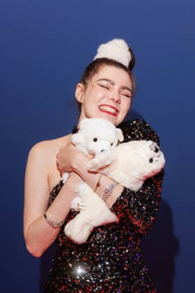 Premiere - POLAR EXPERIENCE - Die Immersive Ausstellung über die Arktis und Antarktis - Klaudia Giez bei der Weltpremiere von POLAR EXPERIENCE - Die Immersive Ausstellung über die Arktis und Antarktis in der Arena Berlin am 05.12.2025. Copyright: xEventpressxKochanx