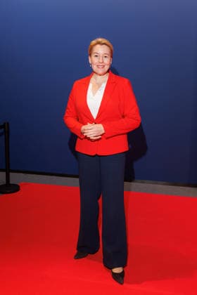 Premiere - POLAR EXPERIENCE - Die Immersive Ausstellung über die Arktis und Antarktis - Franziska Giffey bei der Weltpremiere von POLAR EXPERIENCE - Die Immersive Ausstellung über die Arktis und Antarktis in der Arena Berlin am 05.12.2025. Copyright: xEventpressxKochanx