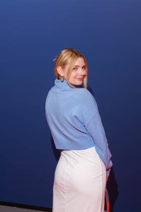 Premiere - POLAR EXPERIENCE - Die Immersive Ausstellung über die Arktis und Antarktis - Eva Bloss bei der Weltpremiere von POLAR EXPERIENCE - Die Immersive Ausstellung über die Arktis und Antarktis in der Arena Berlin am 05.12.2025. Copyright: xEventpressxKochanx