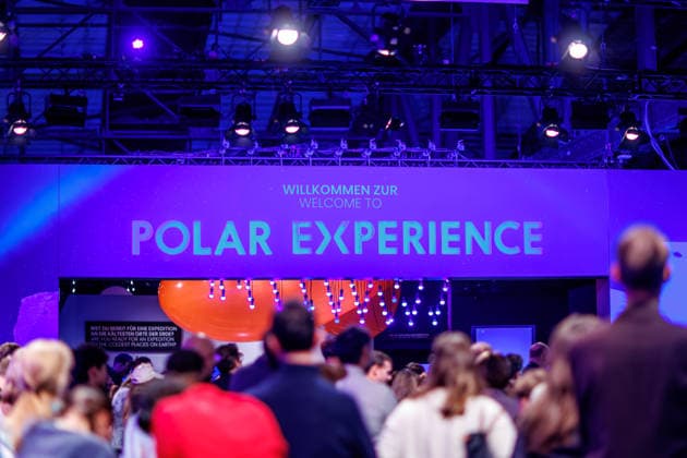Premiere - POLAR EXPERIENCE - Die Immersive Ausstellung über die Arktis und Antarktis - bei der Weltpremiere von POLAR EXPERIENCE - Die Immersive Ausstellung über die Arktis und Antarktis in der Arena Berlin am 05.12.2025. Copyright: xEventpressxKochanx