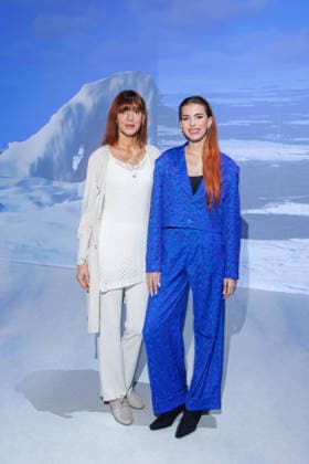Premiere - POLAR EXPERIENCE - Die Immersive Ausstellung über die Arktis und Antarktis - Katrin Gömann-Elsner und Luisa Lulu Gömann bei der Weltpremiere von POLAR EXPERIENCE - Die Immersive Ausstellung über die Arktis und Antarktis in der Arena Berlin am 05.12.2025. Copyright: xEventpressxKochanx