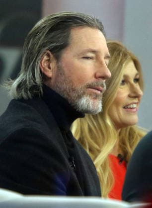 NEW YORK, NY - DECEMBER 5: Ed Burns and Connie Britton seen at NBC™s Today Show on December 5, 2025 in New York City. Copyright: xRWx