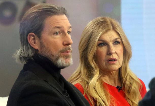NEW YORK, NY - DECEMBER 5: Ed Burns and Connie Britton seen at NBC™s Today Show on December 5, 2025 in New York City. Copyright: xRWx