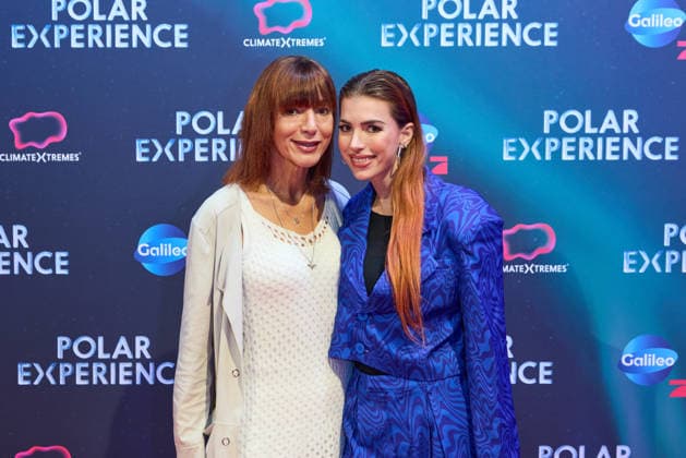 Katrin Goemann Elsner und Luisa Lulu Goemann -Eroeffnung der Ausstellung POLAR EXPERIENCE- Die Immersive Ausstellung ueber die Arktis und Antarktis in der Arena Berlin am 05.12.2025. Eroeffnung Polar Experience