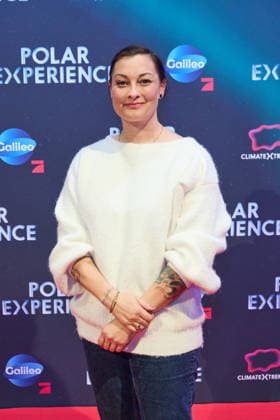 Lina van de Mars -Eroeffnung der Ausstellung POLAR EXPERIENCE- Die Immersive Ausstellung ueber die Arktis und Antarktis in der Arena Berlin am 05.12.2025. Eroeffnung Polar Experience