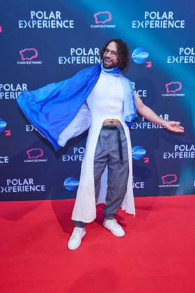 Bastian Castillo -Eroeffnung der Ausstellung POLAR EXPERIENCE- Die Immersive Ausstellung ueber die Arktis und Antarktis in der Arena Berlin am 05.12.2025. Eroeffnung Polar Experience