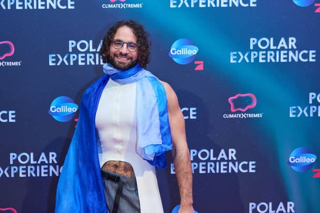 Bastian Castillo -Eroeffnung der Ausstellung POLAR EXPERIENCE- Die Immersive Ausstellung ueber die Arktis und Antarktis in der Arena Berlin am 05.12.2025. Eroeffnung Polar Experience