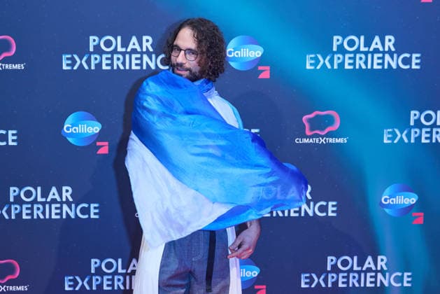 Bastian Castillo -Eroeffnung der Ausstellung POLAR EXPERIENCE- Die Immersive Ausstellung ueber die Arktis und Antarktis in der Arena Berlin am 05.12.2025. Eroeffnung Polar Experience
