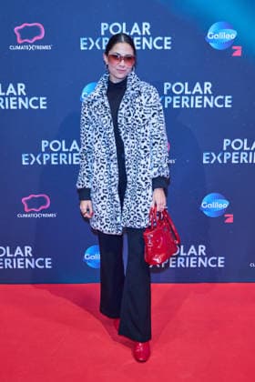 Zora Alber -Eroeffnung der Ausstellung POLAR EXPERIENCE- Die Immersive Ausstellung ueber die Arktis und Antarktis in der Arena Berlin am 05.12.2025. Eroeffnung Polar Experience
