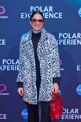Zora Alber -Eroeffnung der Ausstellung POLAR EXPERIENCE- Die Immersive Ausstellung ueber die Arktis und Antarktis in der Arena Berlin am 05.12.2025. Eroeffnung Polar Experience