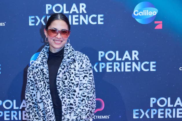 Zora Alber -Eroeffnung der Ausstellung POLAR EXPERIENCE- Die Immersive Ausstellung ueber die Arktis und Antarktis in der Arena Berlin am 05.12.2025. Eroeffnung Polar Experience