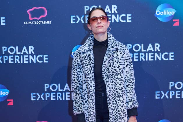 Zora Alber -Eroeffnung der Ausstellung POLAR EXPERIENCE- Die Immersive Ausstellung ueber die Arktis und Antarktis in der Arena Berlin am 05.12.2025. Eroeffnung Polar Experience