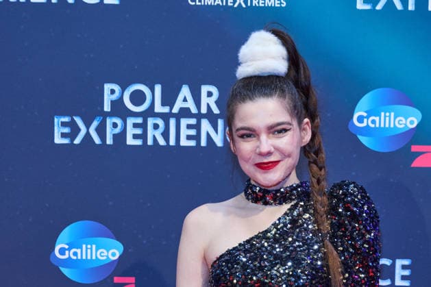 Klaudia Giez -Eroeffnung der Ausstellung POLAR EXPERIENCE- Die Immersive Ausstellung ueber die Arktis und Antarktis in der Arena Berlin am 05.12.2025. Eroeffnung Polar Experience