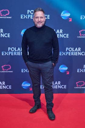Lars Pape -Eroeffnung der Ausstellung POLAR EXPERIENCE- Die Immersive Ausstellung ueber die Arktis und Antarktis in der Arena Berlin am 05.12.2025. Eroeffnung Polar Experience