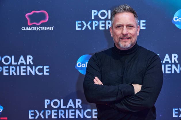 Lars Pape -Eroeffnung der Ausstellung POLAR EXPERIENCE- Die Immersive Ausstellung ueber die Arktis und Antarktis in der Arena Berlin am 05.12.2025. Eroeffnung Polar Experience