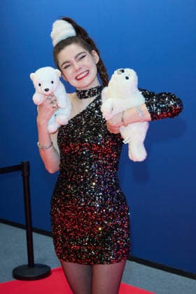 Klaudia Giez -Eroeffnung der Ausstellung POLAR EXPERIENCE- Die Immersive Ausstellung ueber die Arktis und Antarktis in der Arena Berlin am 05.12.2025. Eroeffnung Polar Experience