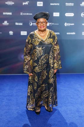 05.12.2025. Düsseldorf. Tag 2 am Rande der Verleihung 18. Deutscher Nachhaltigkeitspreis im Maritim Hotel. Hier: Dr. Ngozi Okonjo-Iweala (Generaldirektorin der Welthandelsorganisation WTO) Düsseldorf Maritim Hotel Nordrhein-Westfalen Deutschland