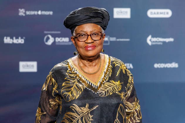 05.12.2025. Düsseldorf. Tag 2 am Rande der Verleihung 18. Deutscher Nachhaltigkeitspreis im Maritim Hotel. Hier: Dr. Ngozi Okonjo-Iweala (Generaldirektorin der Welthandelsorganisation WTO) Düsseldorf Maritim Hotel Nordrhein-Westfalen Deutschland