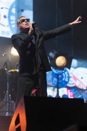 Madness perform at AO Arena Manchester Suggs of British Ska band Madness performs at AO Arena Manchester England, 5th December 2025, Credit:Mike Gray Avalon  Copyright: xMikexGrayx xAvalonx 1056834180