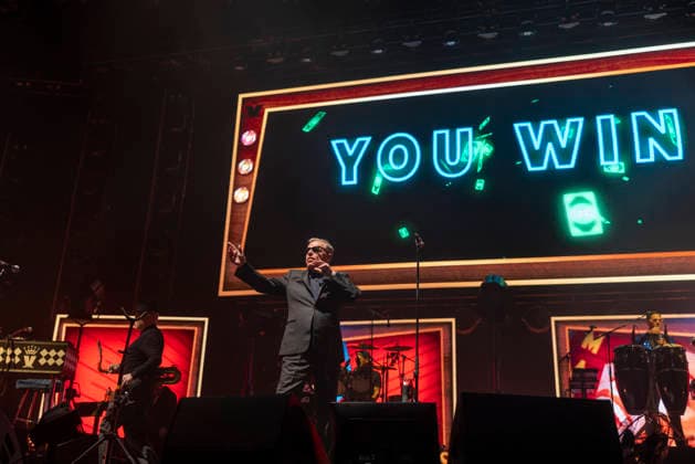 Madness perform at AO Arena Manchester Suggs of British Ska band Madness performs at AO Arena Manchester England, 5th December 2025, Credit:Mike Gray Avalon  Copyright: xMikexGrayx xAvalonx 1056834252