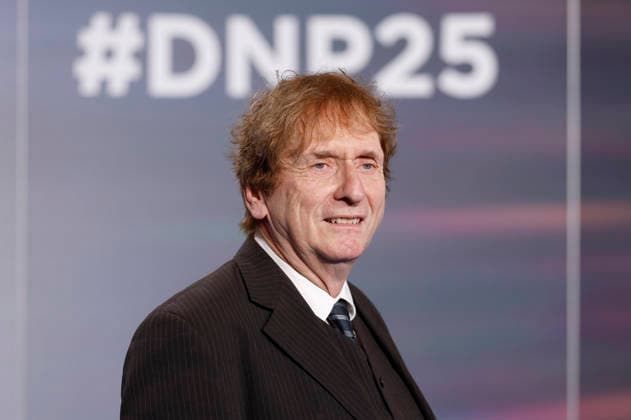 Michael Braungart bei der Verleihung des 18. Deutschen Nachhaltigkeitspreises 2025 im Maritim Hotel. Düsseldorf, 05.12.2025