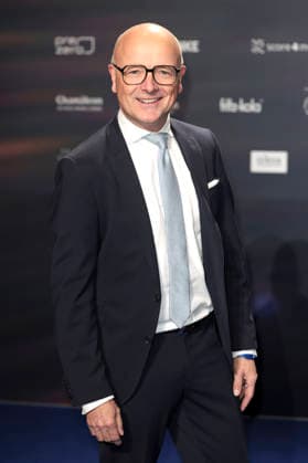 Karsten Schwanke bei der Verleihung des 18. Deutschen Nachhaltigkeitspreises 2025 im Maritim Hotel. Düsseldorf, 05.12.2025