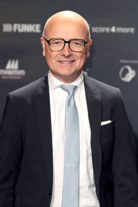 Karsten Schwanke bei der Verleihung des 18. Deutschen Nachhaltigkeitspreises 2025 im Maritim Hotel. Düsseldorf, 05.12.2025