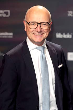 Karsten Schwanke bei der Verleihung des 18. Deutschen Nachhaltigkeitspreises 2025 im Maritim Hotel. Düsseldorf, 05.12.2025