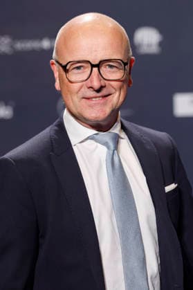 Karsten Schwanke bei der Verleihung des 18. Deutschen Nachhaltigkeitspreises 2025 im Maritim Hotel. Düsseldorf, 05.12.2025