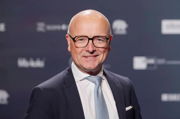 Karsten Schwanke bei der Verleihung des 18. Deutschen Nachhaltigkeitspreises 2025 im Maritim Hotel. Düsseldorf, 05.12.2025