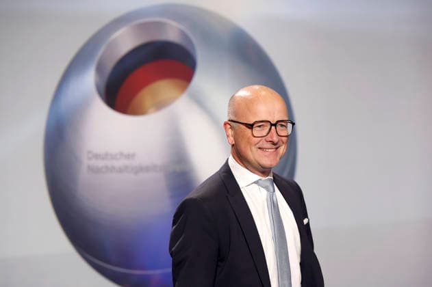 Karsten Schwanke bei der Verleihung des 18. Deutschen Nachhaltigkeitspreises 2025 im Maritim Hotel. Düsseldorf, 05.12.2025
