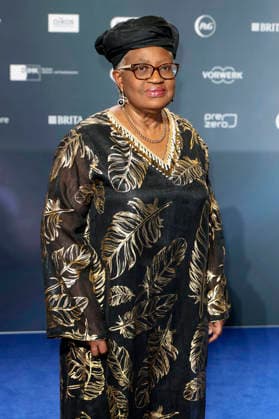 Ngozi Okonjo-Iweala bei der Verleihung des 18. Deutschen Nachhaltigkeitspreises 2025 im Maritim Hotel. Düsseldorf, 05.12.2025