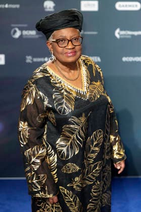 Ngozi Okonjo-Iweala bei der Verleihung des 18. Deutschen Nachhaltigkeitspreises 2025 im Maritim Hotel. Düsseldorf, 05.12.2025